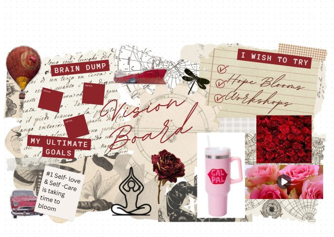 Gal Pals: Vision Boards & Blooms Workshop 21+ Event -Thursday February 5th