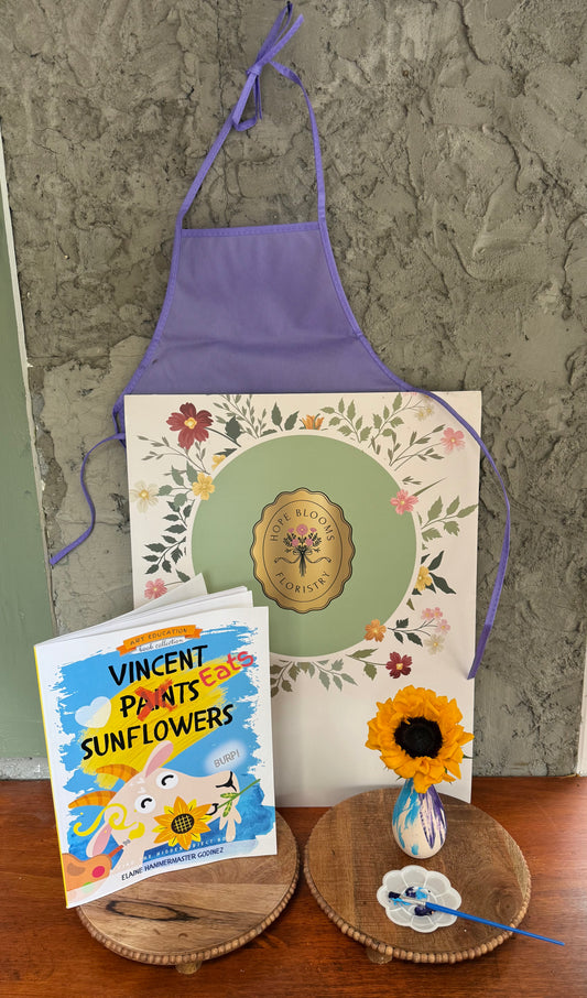 "Little Buds & Books"-VINCENT VAN GOAT SUNFLOWERS-Friday October 10, 2025