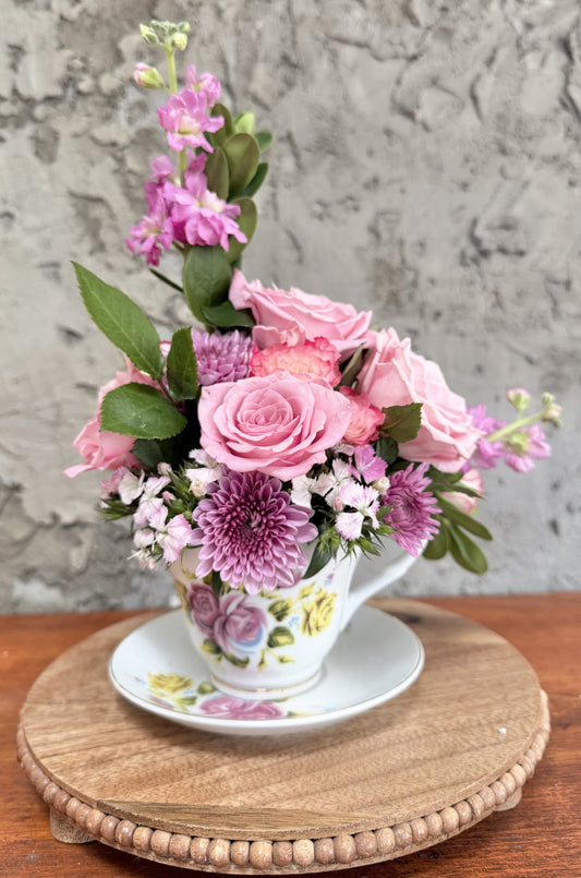 THURSDAY NIGHT TEA CUPS & BLOOMS : BLOOMING TEA CUPS - October 9th. 2025